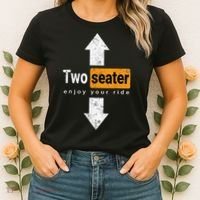 Two Seater Naughty Dirty Adult Humor Women's T-Shirt thumb 2