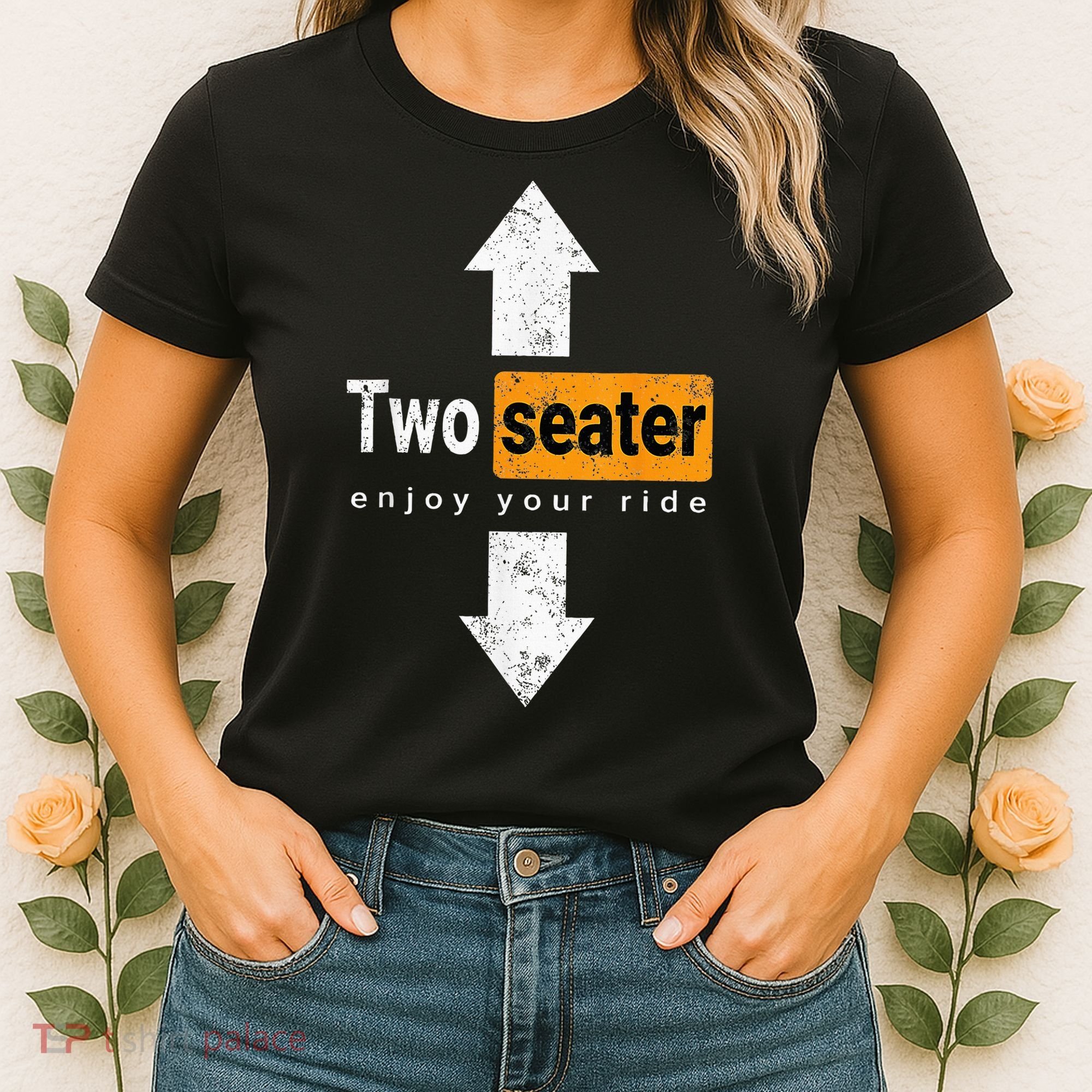 Two Seater Naughty Dirty Adult Humor Women's T-Shirt