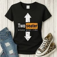 Two Seater Naughty Dirty Adult Humor Women's T-Shirt thumb 3