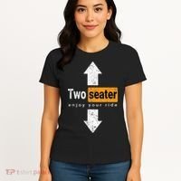 Two Seater Naughty Dirty Adult Humor Women's T-Shirt thumb 4