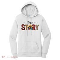 True Story Nativity Christmas Jesus Catholic Christian Women's Hoodie thumb 0