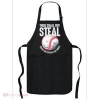 Thou Shall Not Steal Unless You Can Beat The Throw Baseball Apron thumb 0