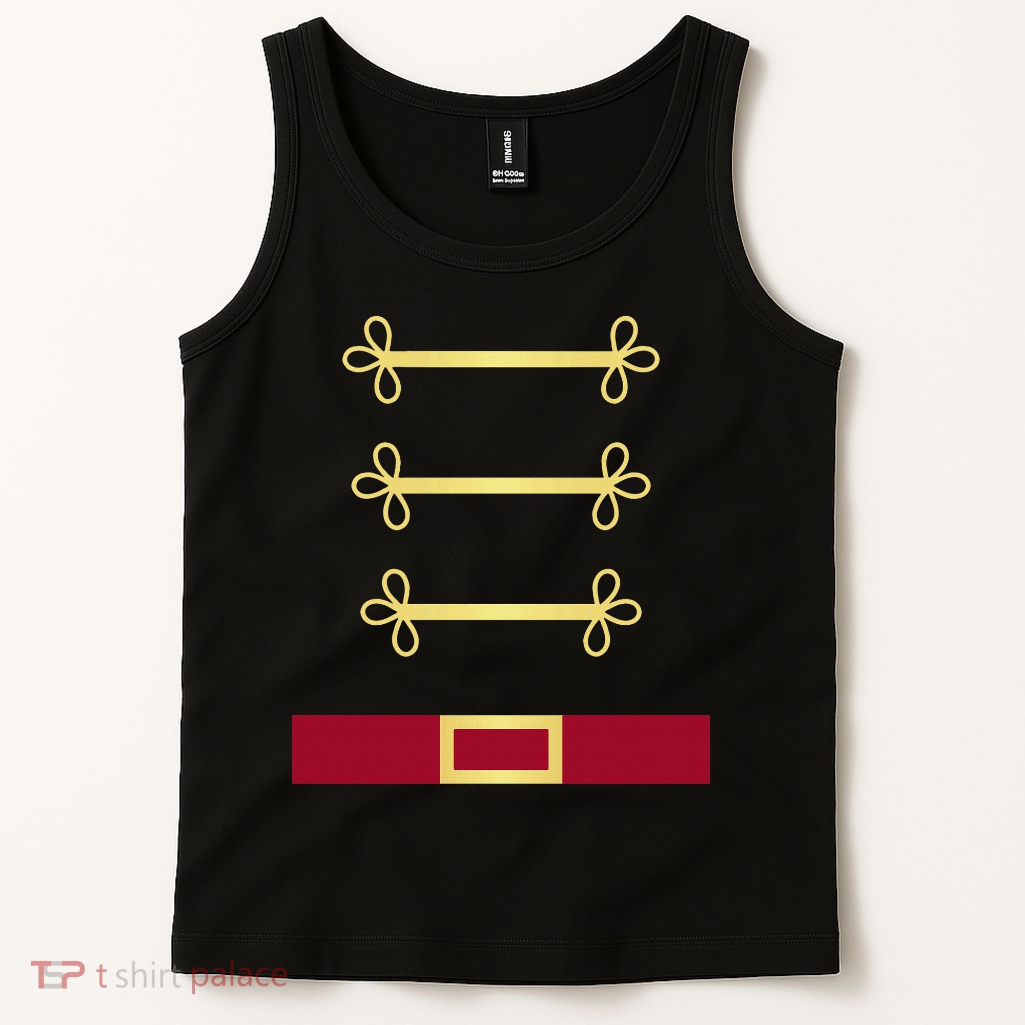 Toy Soldier Nutcracker Costume Uniform Tank Top