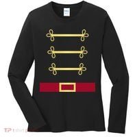 Toy Soldier Nutcracker Costume Uniform Women's Long Sleeve Shirt thumb 0
