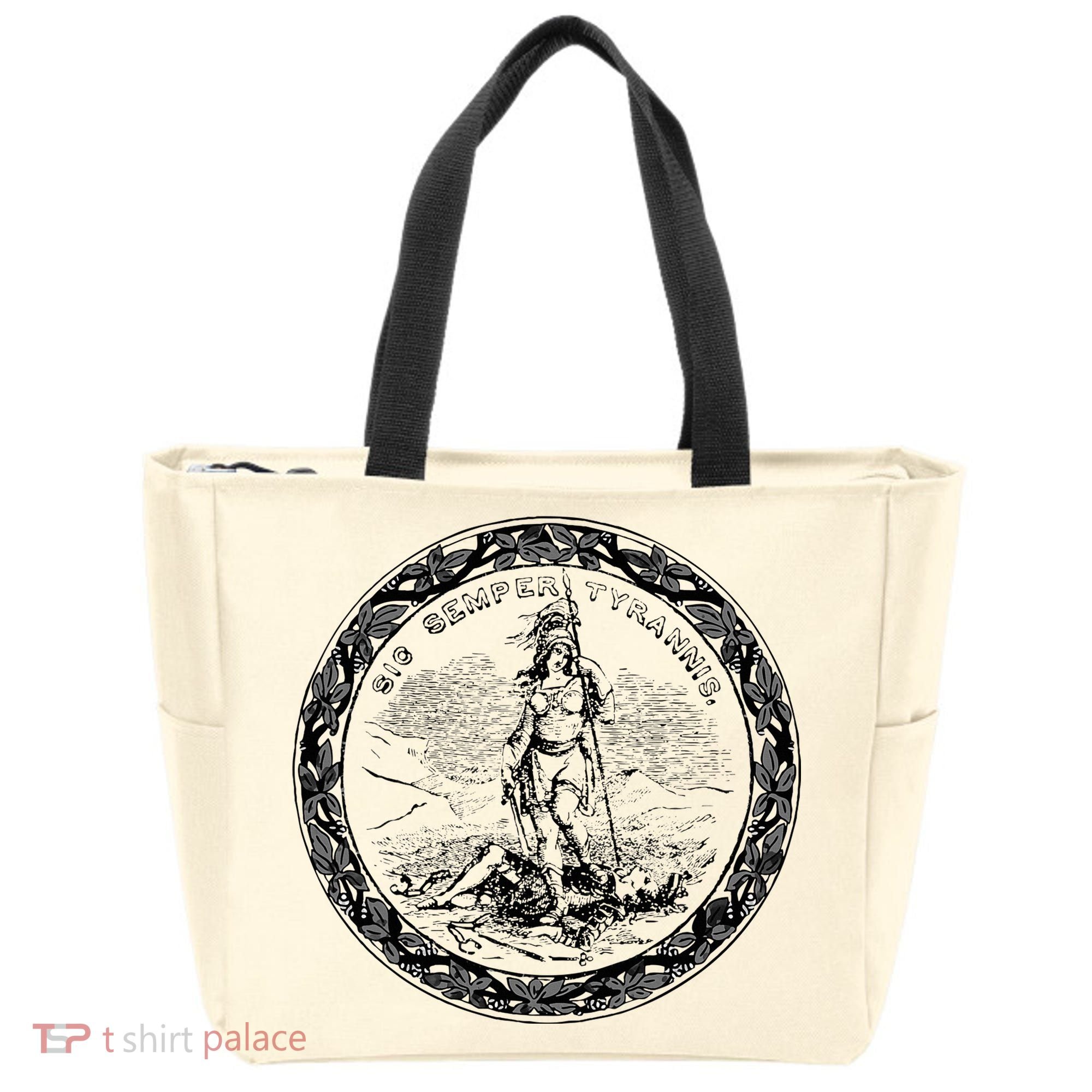 Trendy Seal Of Virginia Tote Bag