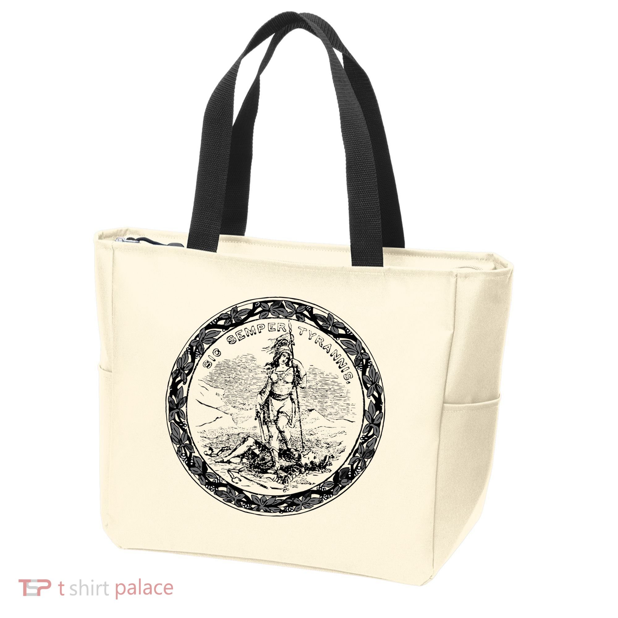 Trendy Seal Of Virginia Tote Bag
