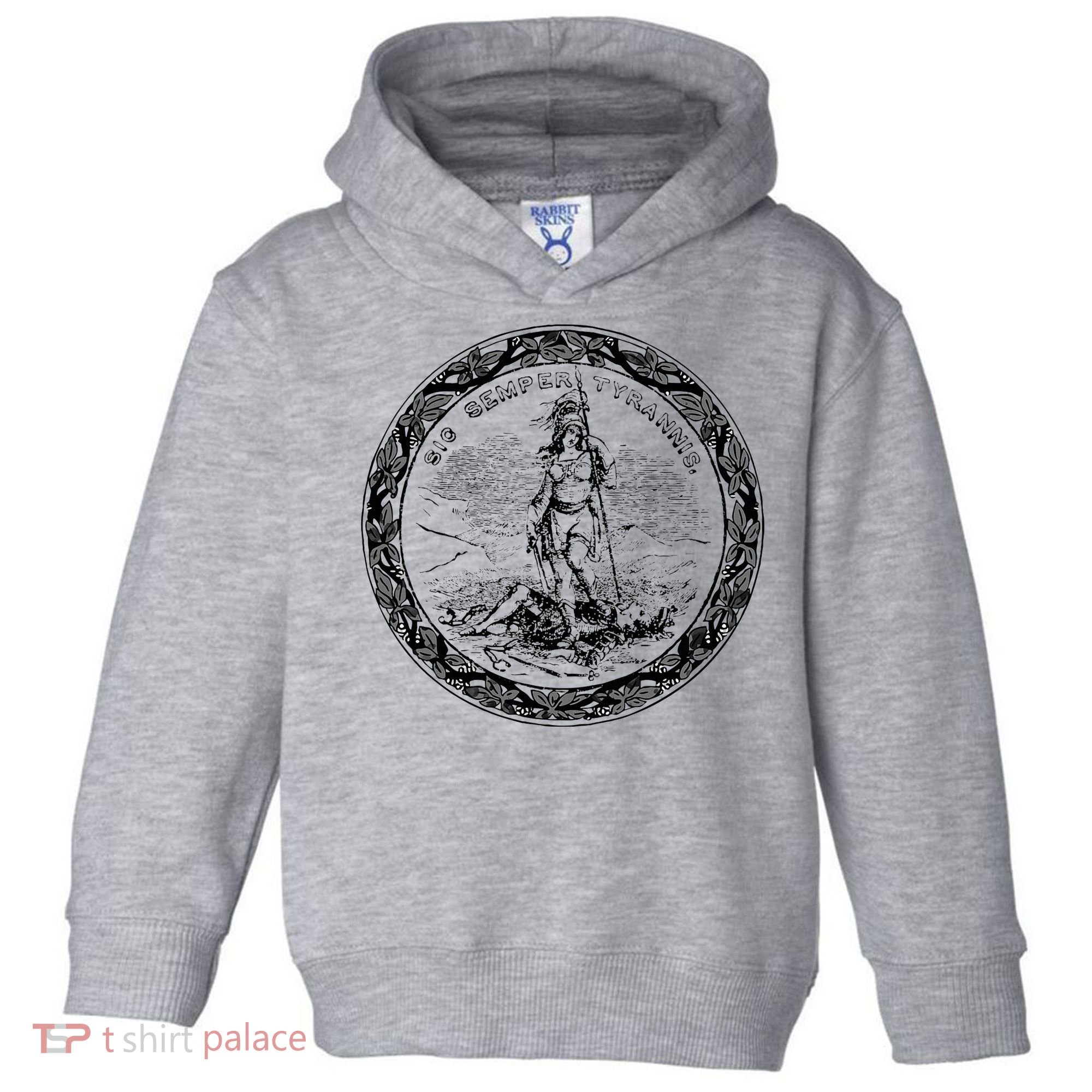 Trendy Seal Of Virginia Toddler Hoodie