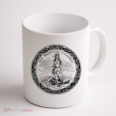 Trendy Seal Of Virginia Coffee Mug back