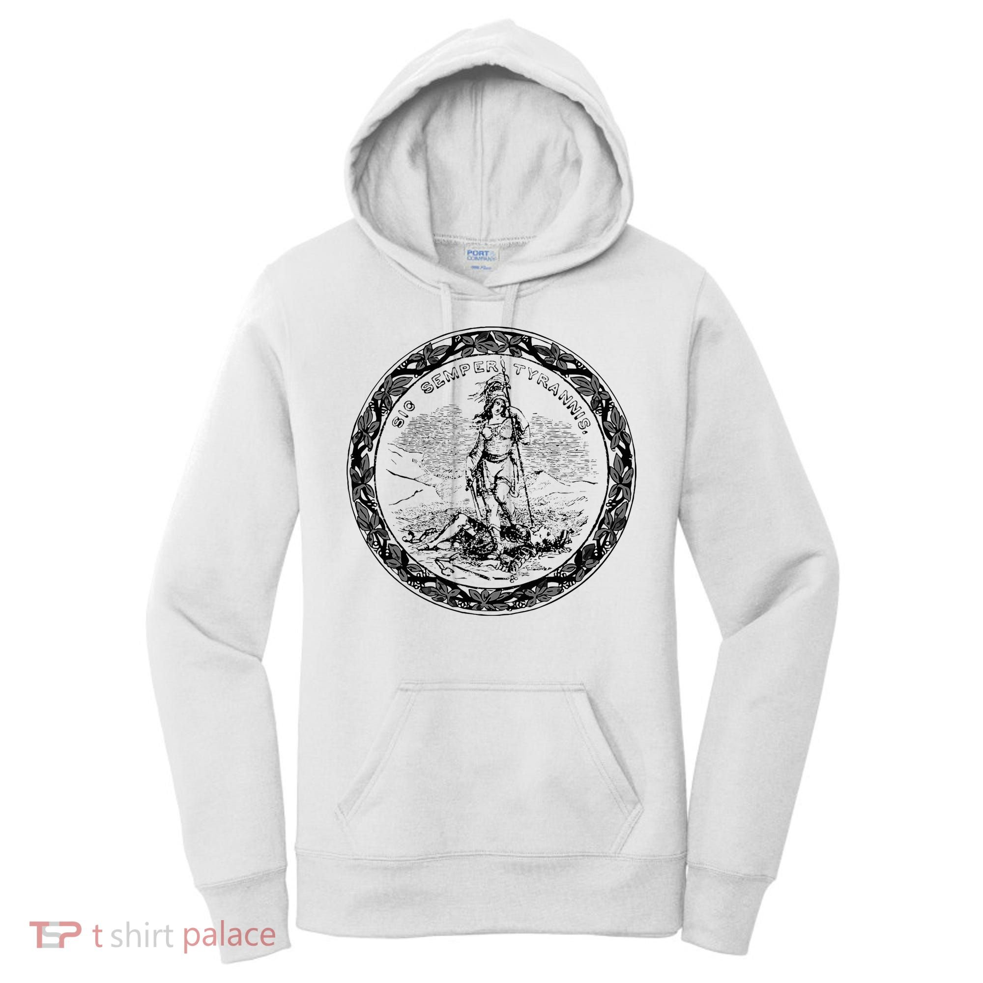 Trendy Seal Of Virginia Women's Hoodie