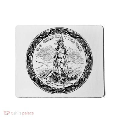 Trendy Seal Of Virginia Mousepad
