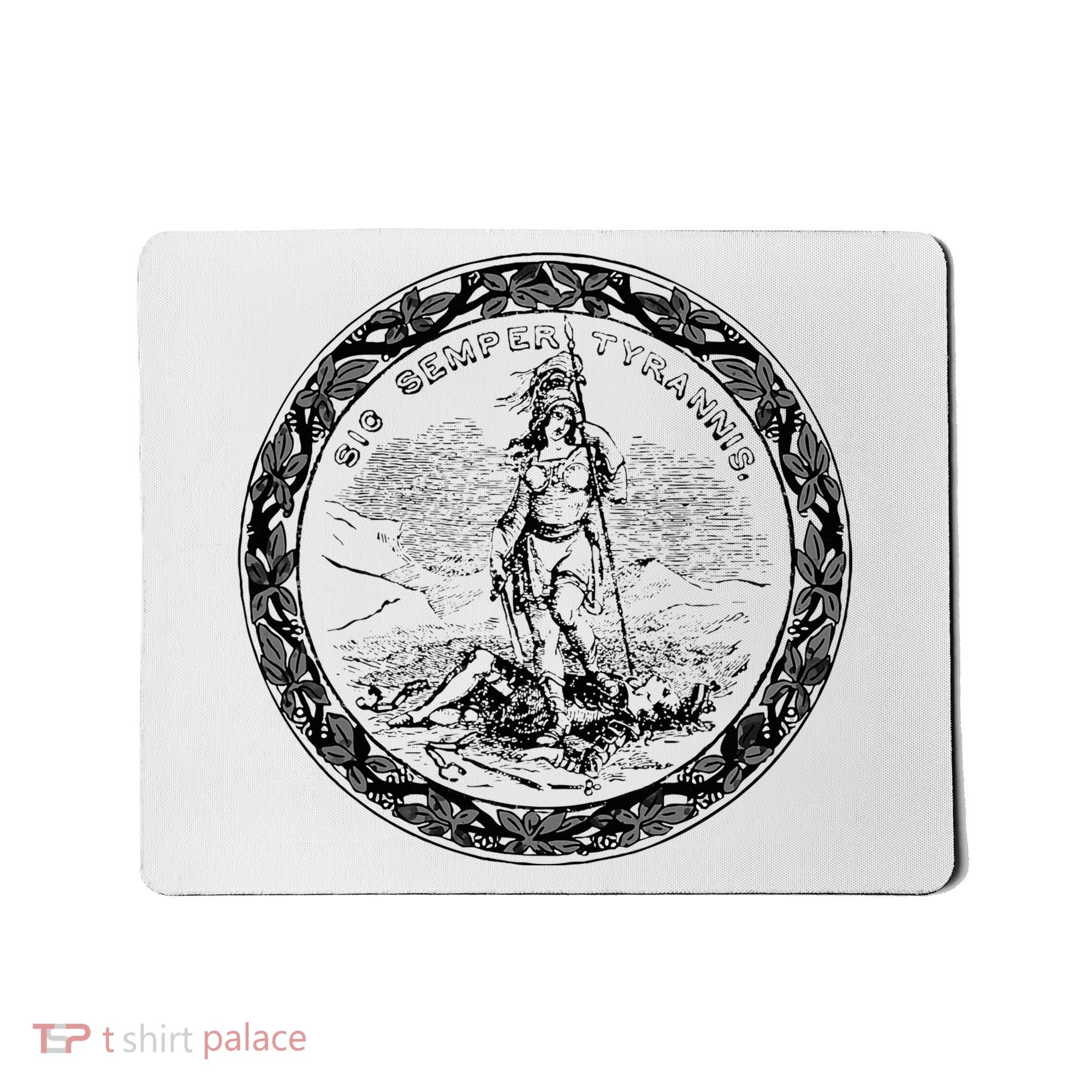 Trendy Seal Of Virginia Mousepad