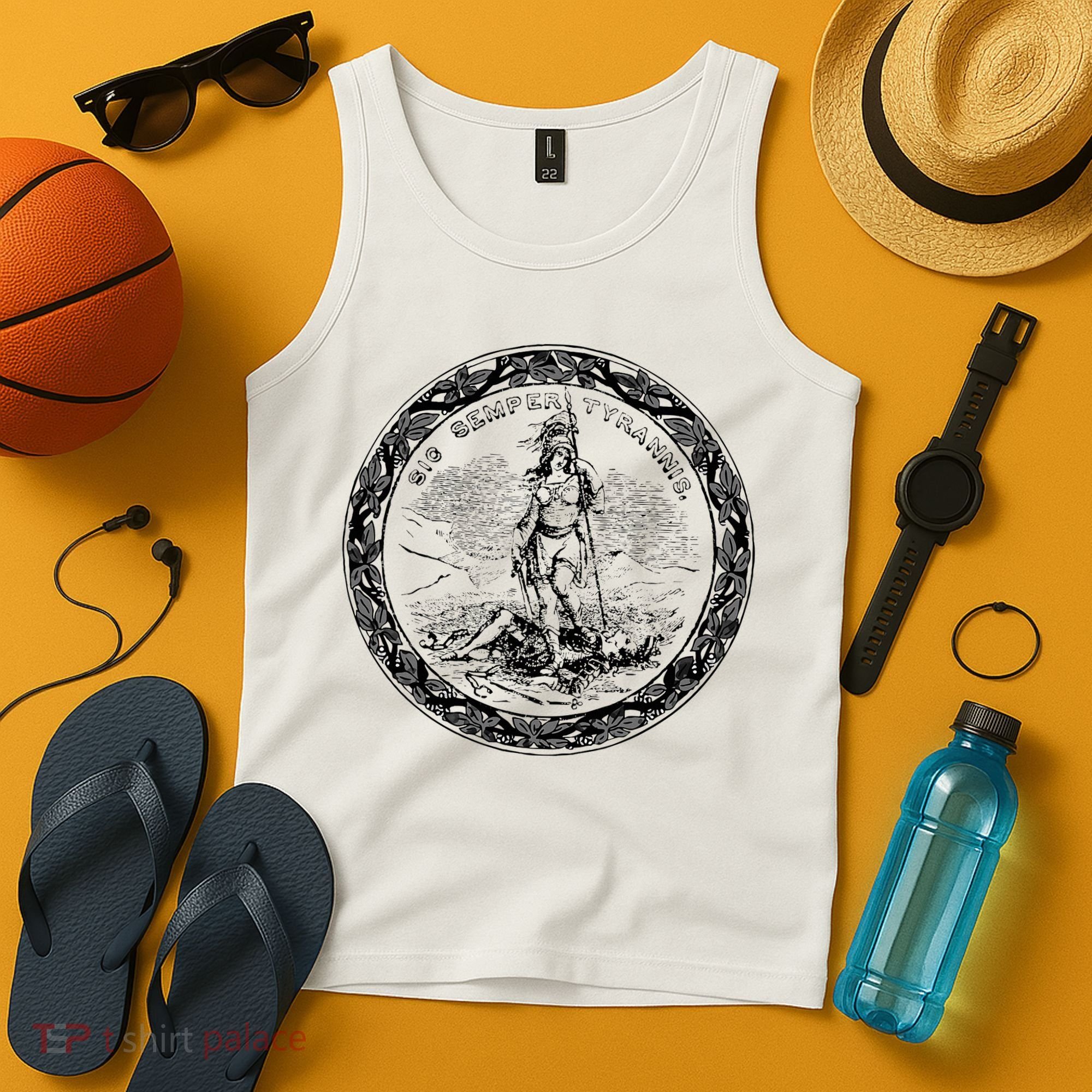 Trendy Seal Of Virginia Tank Top