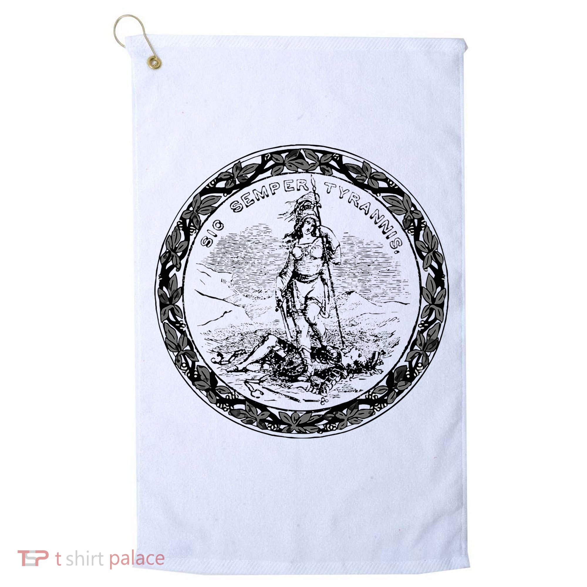 Trendy Seal Of Virginia Golf Towel