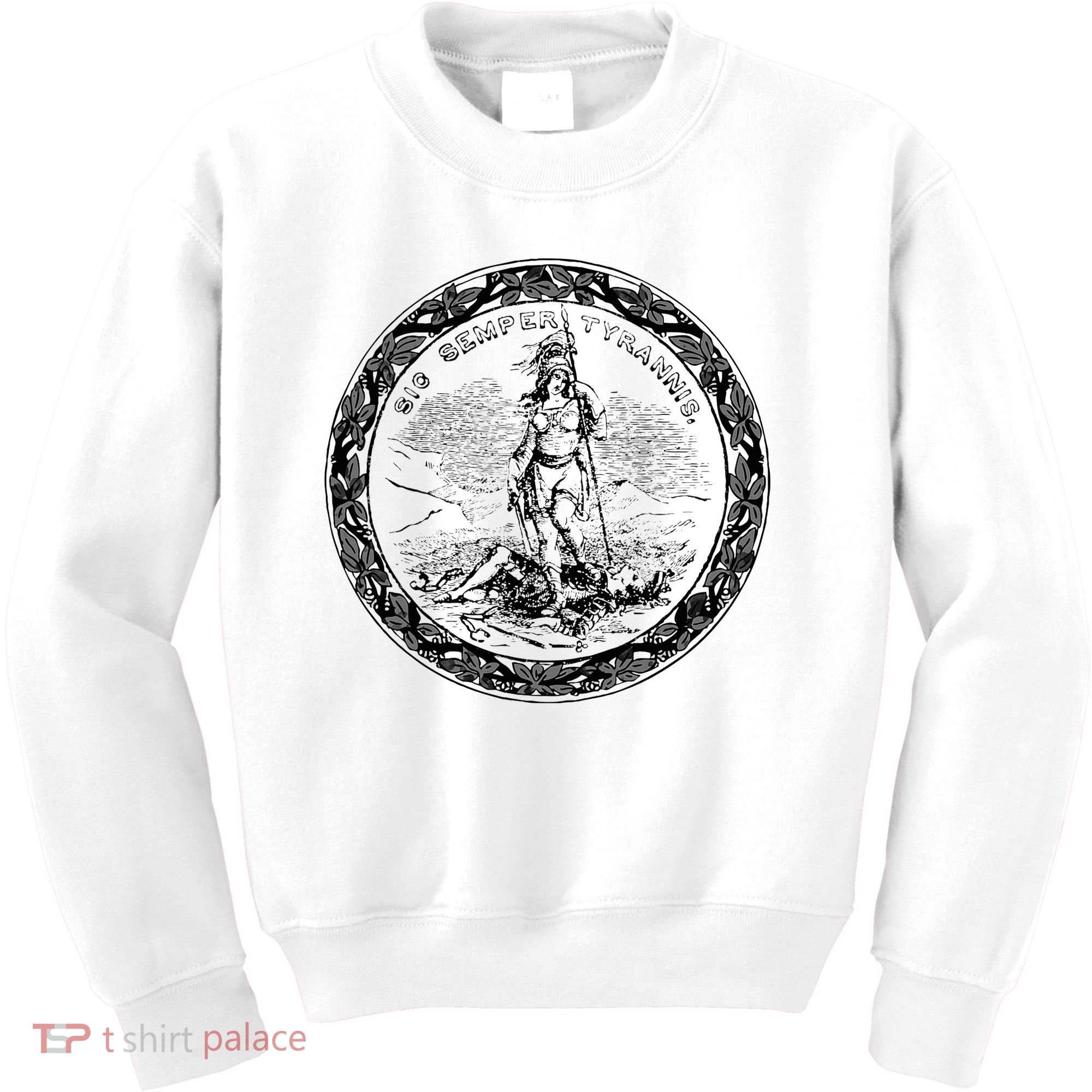 Trendy Seal Of Virginia Kids Sweatshirt