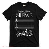 The Sound Of Silence Humorous Music For Musicians T-Shirt thumb 0
