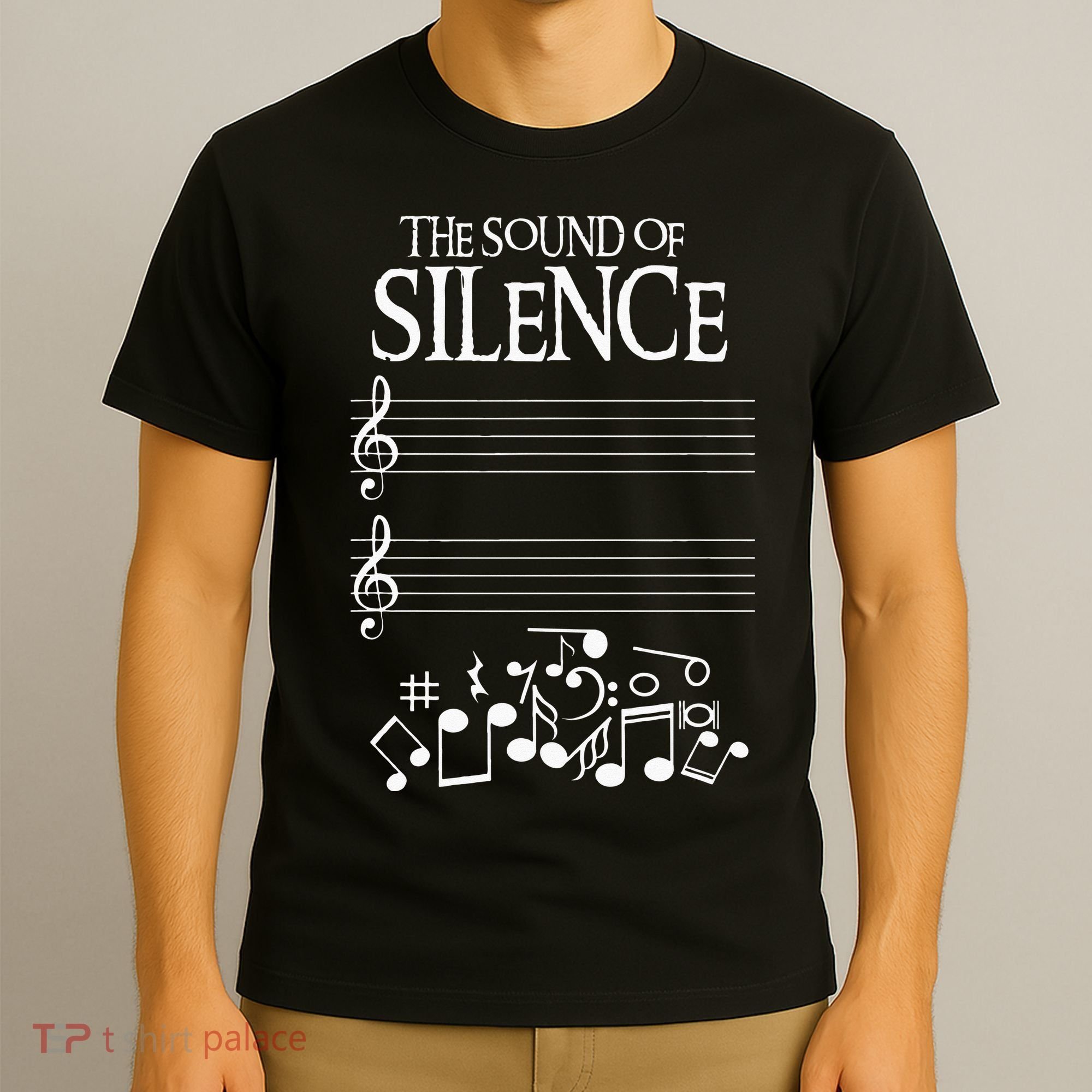 The Sound Of Silence Humorous Music For Musicians T-Shirt