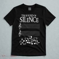 The Sound Of Silence Humorous Music For Musicians T-Shirt thumb 5