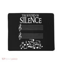 The Sound Of Silence Humorous Music For Musicians Mousepad thumb 0