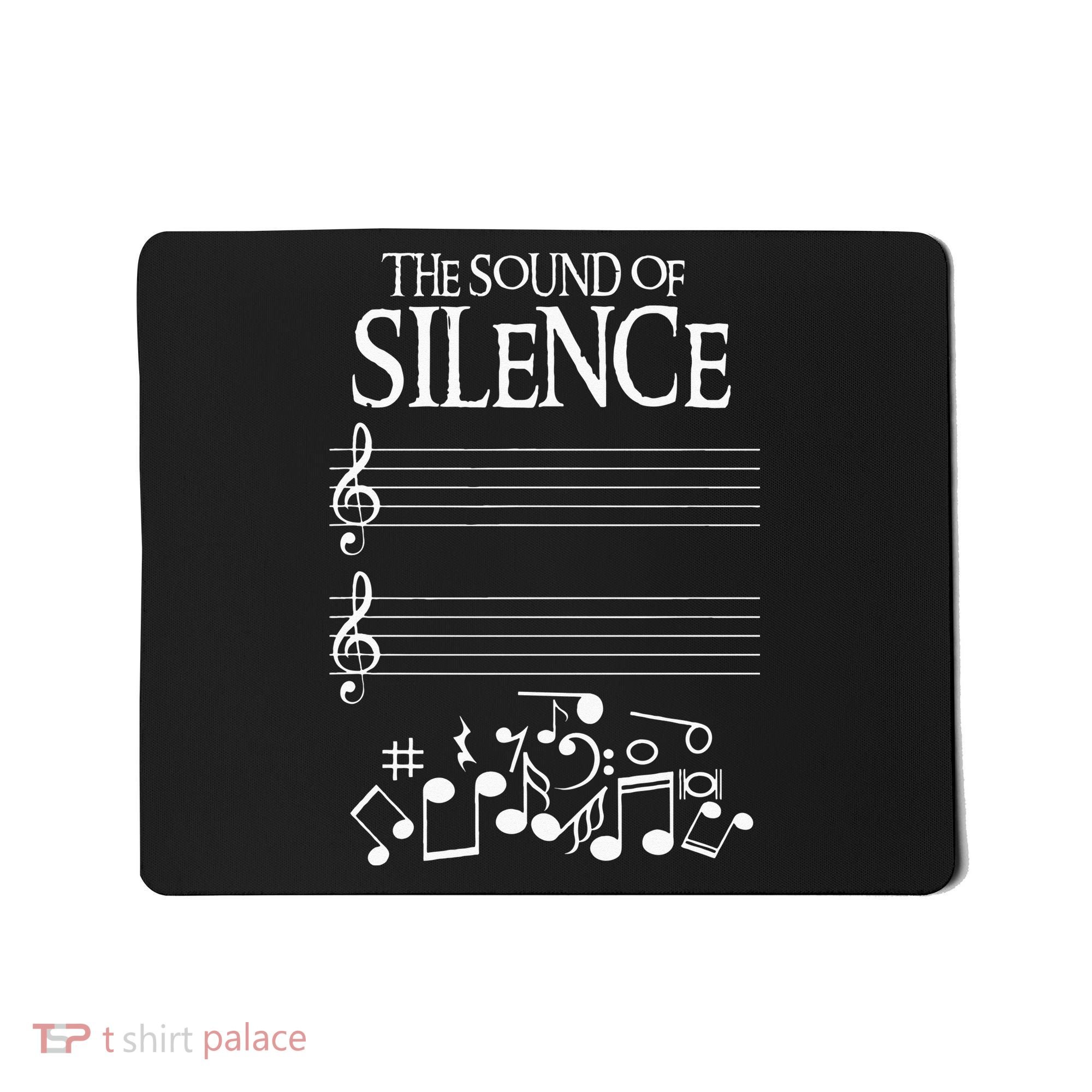 The Sound Of Silence Humorous Music For Musicians Mousepad