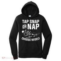 Tap Snap Or Nap Jiu Jitsu Brazilian BJJ Gifts Women's Hoodie thumb 0