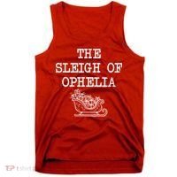 The Sleigh Of Ophelia Funny Christmas Tank Top thumb 0
