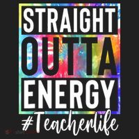 Teacher Straight Outta Energy Teacher Life Beanie thumb 2
