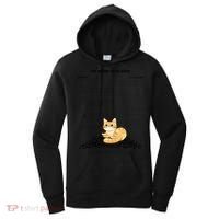 The Sound Of Silence Music And Cat Lover Meaningful Gift Women's Hoodie thumb 0