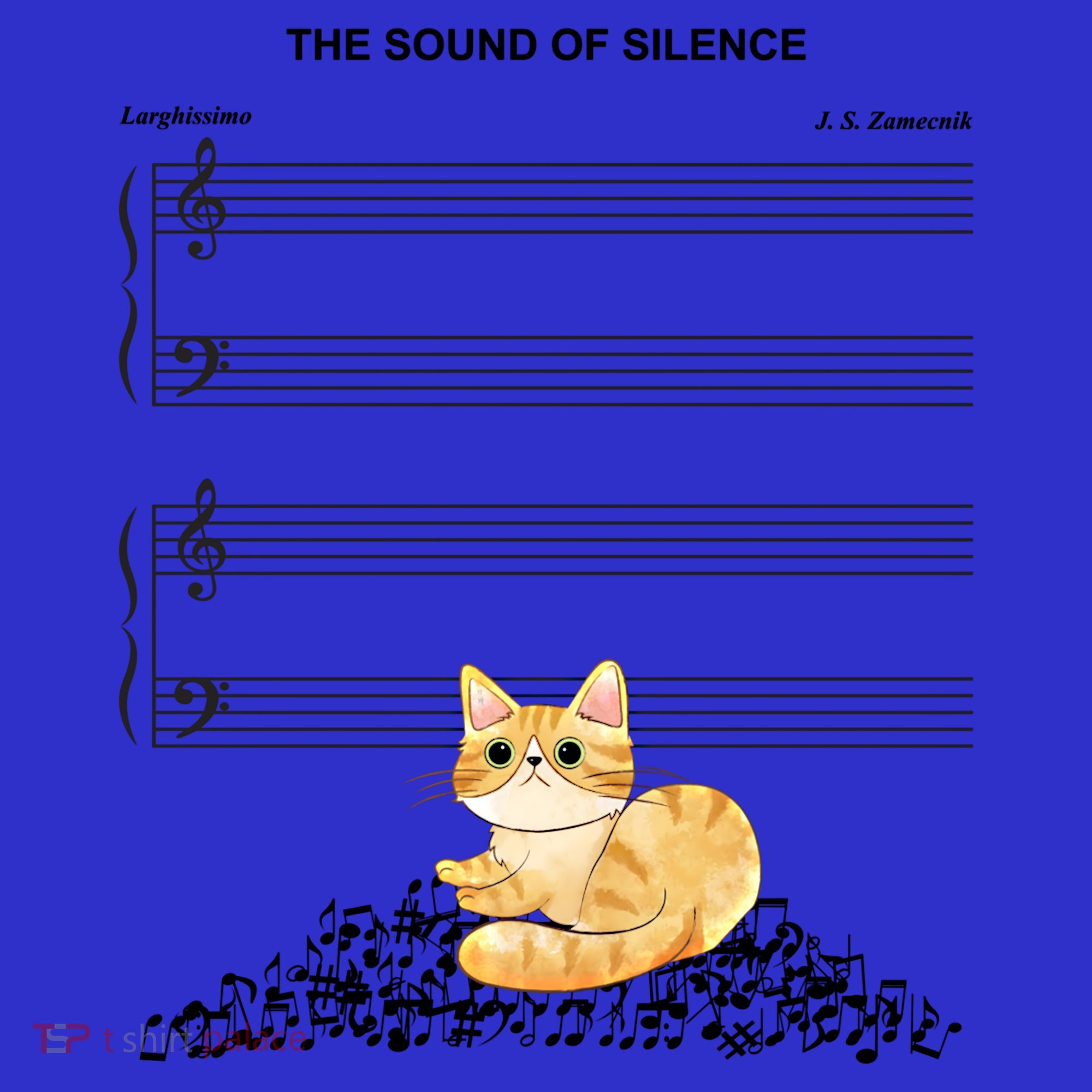 The Sound Of Silence Music And Cat Lover Meaningful Gift Women's Tank Top