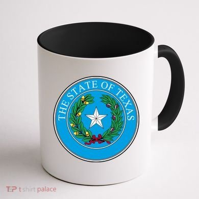 The State Of Texas Seal Coffee Mug back
