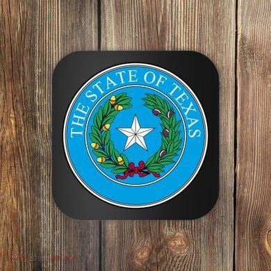 The State Of Texas Seal Coaster