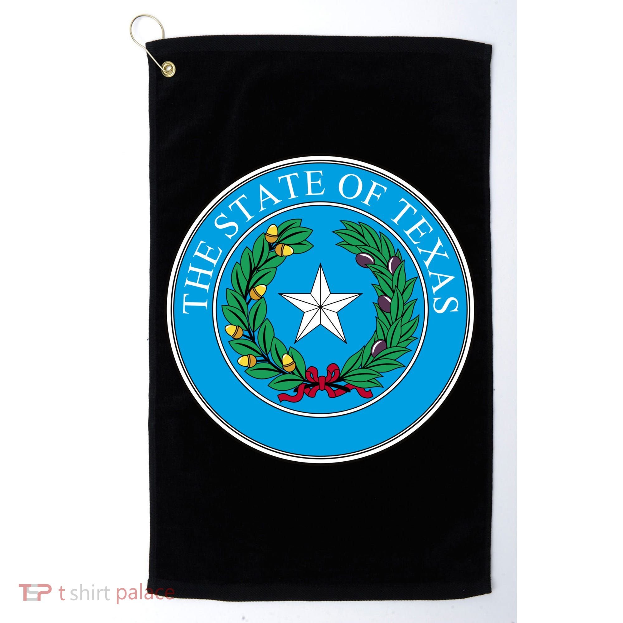 The State Of Texas Seal Golf Towel