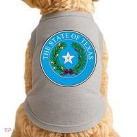 The State Of Texas Seal Doggie Tank thumb 0