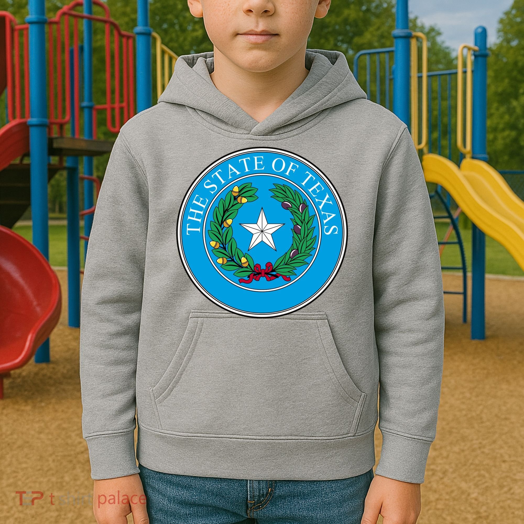 The State Of Texas Seal Kids Hoodie