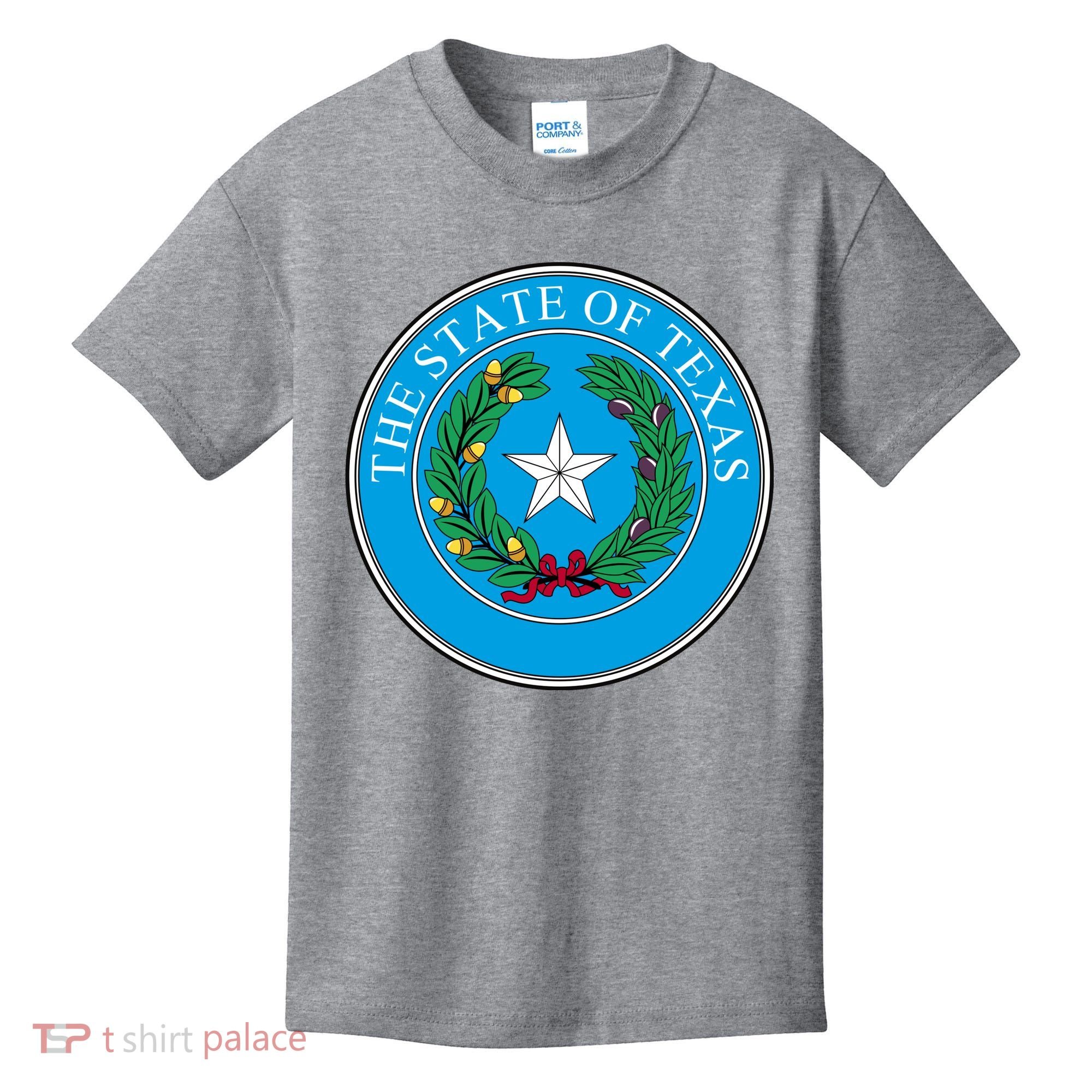 The State Of Texas Seal Kids T-Shirt