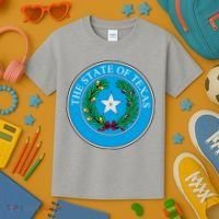 The State Of Texas Seal Kids T-Shirt thumb 3