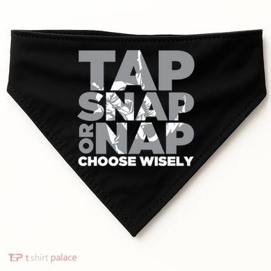Tap Snap Or Nap Brazillian Jiu Jitsu Bjj Gift USA-Made Doggie Bandana