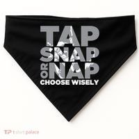 Tap Snap Or Nap Brazillian Jiu Jitsu Bjj Gift USA-Made Doggie Bandana thumb 0