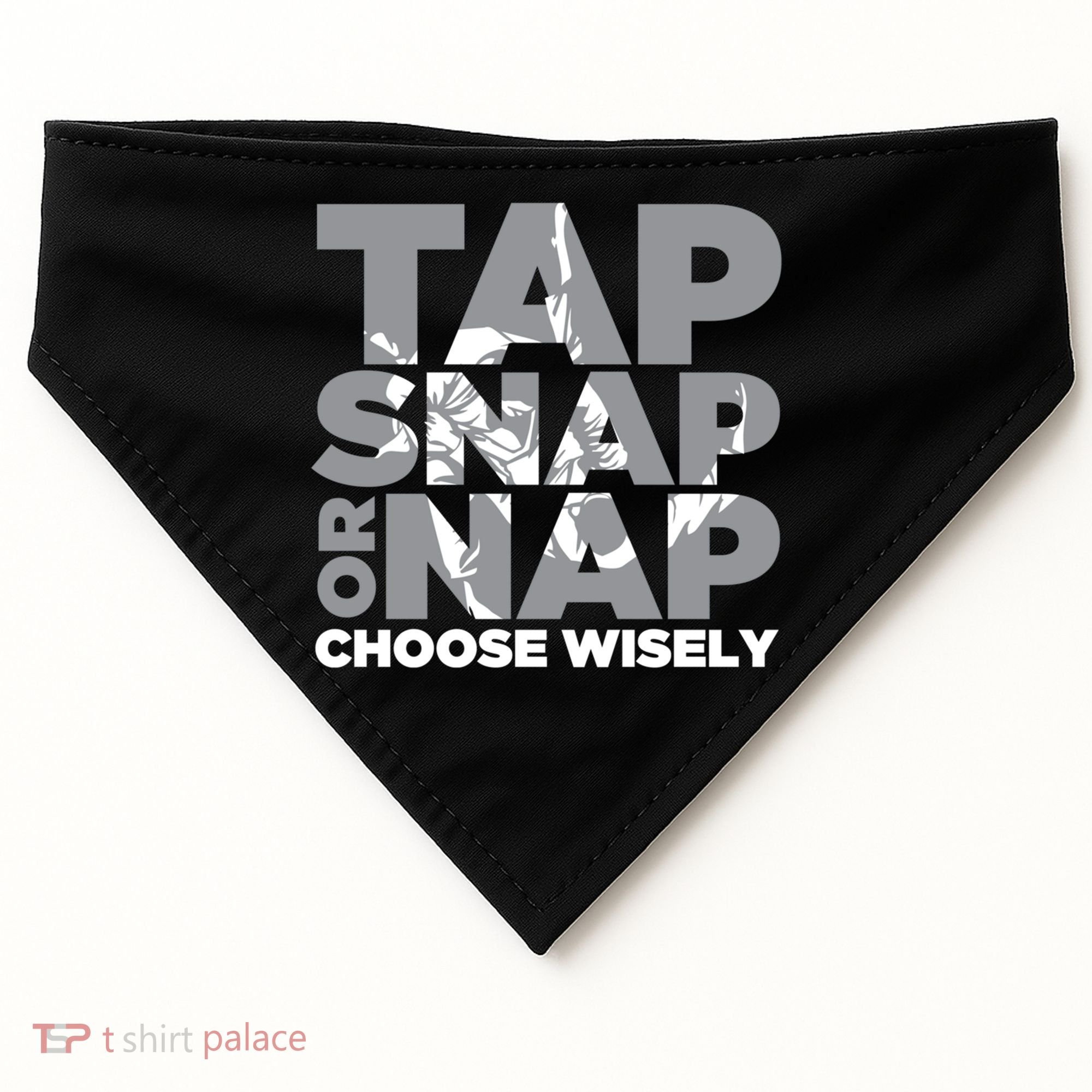 Tap Snap Or Nap Brazillian Jiu Jitsu Bjj Gift USA-Made Doggie Bandana