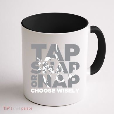 Tap Snap Or Nap Brazillian Jiu Jitsu Bjj Gift Coffee Mug back