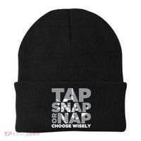 Tap Snap Or Nap Brazillian Jiu Jitsu Bjj Gift Beanie thumb 0