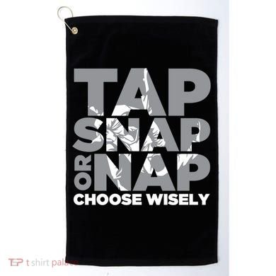 Tap Snap Or Nap Brazillian Jiu Jitsu Bjj Gift Golf Towel