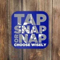 Tap Snap Or Nap Brazillian Jiu Jitsu Bjj Gift Coaster thumb 0
