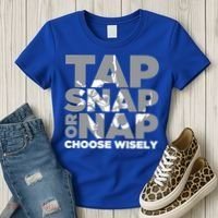 Tap Snap Or Nap Brazillian Jiu Jitsu Bjj Gift Women's T-Shirt thumb 3