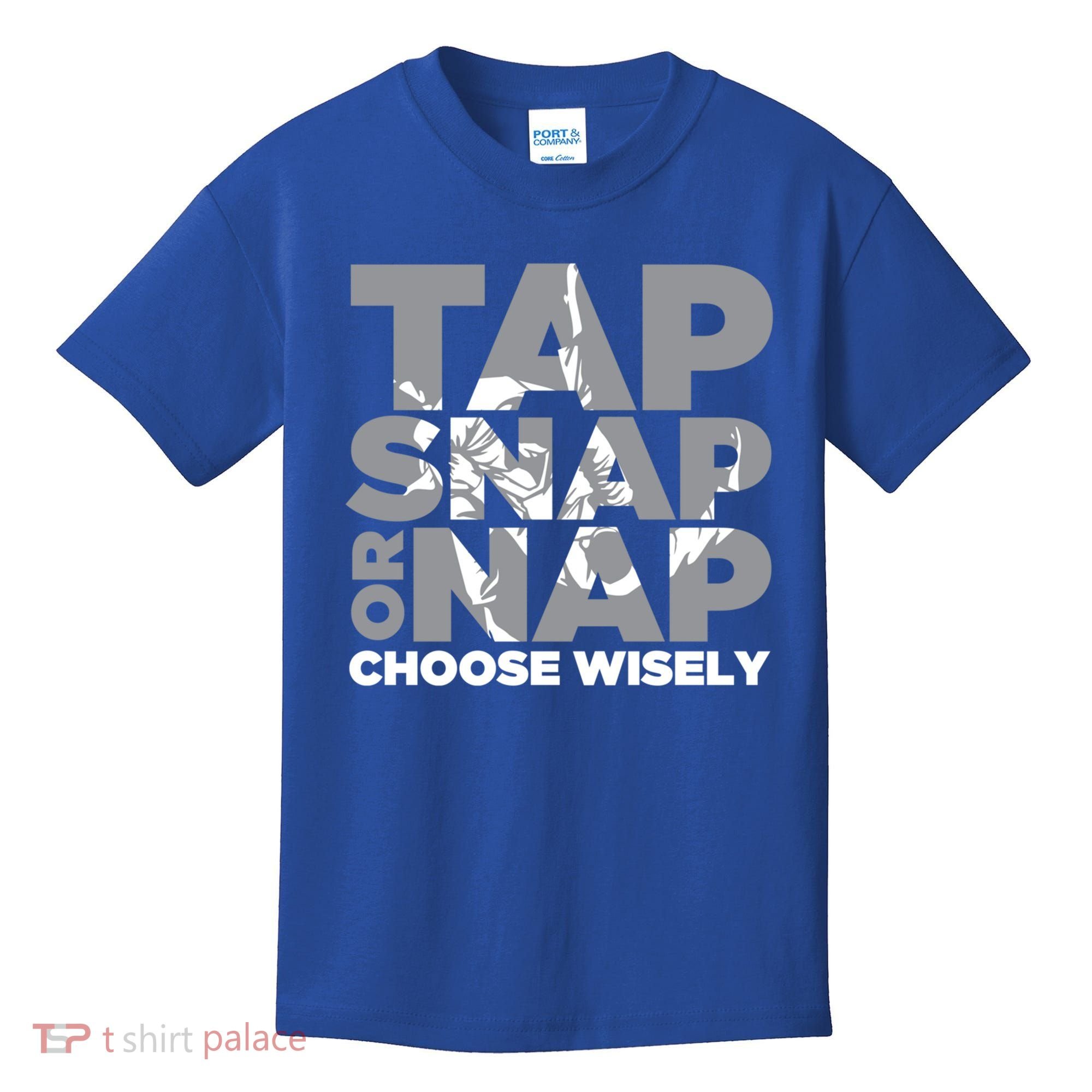 Tap Snap Or Nap Brazillian Jiu Jitsu Bjj Gift Kids T-Shirt