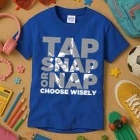 Tap Snap Or Nap Brazillian Jiu Jitsu Bjj Gift Kids T-Shirt thumb 3