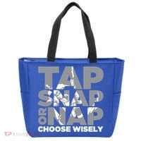Tap Snap Or Nap Brazillian Jiu Jitsu Bjj Gift Tote Bag thumb 0