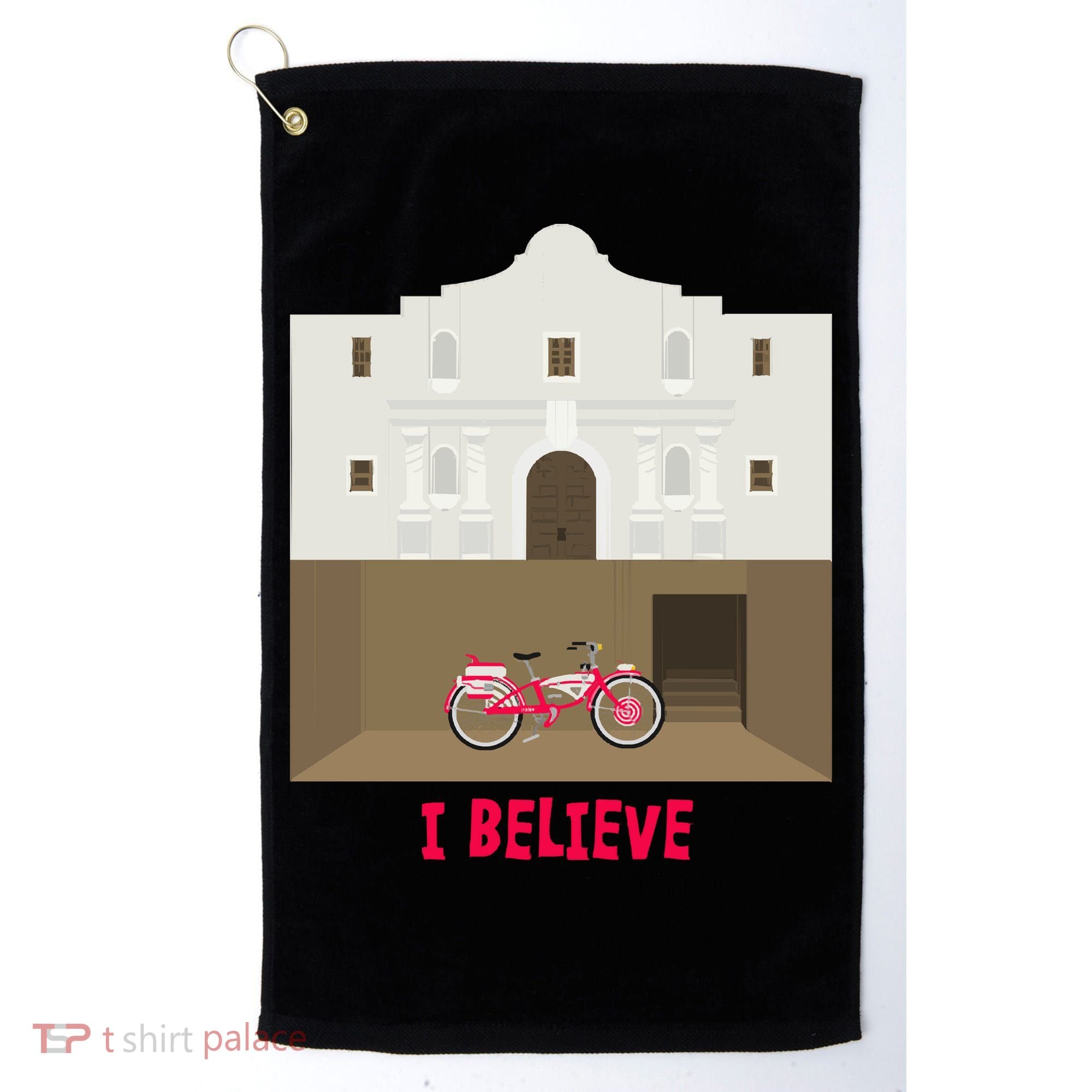 The Secret Of The Alamo Golf Towel