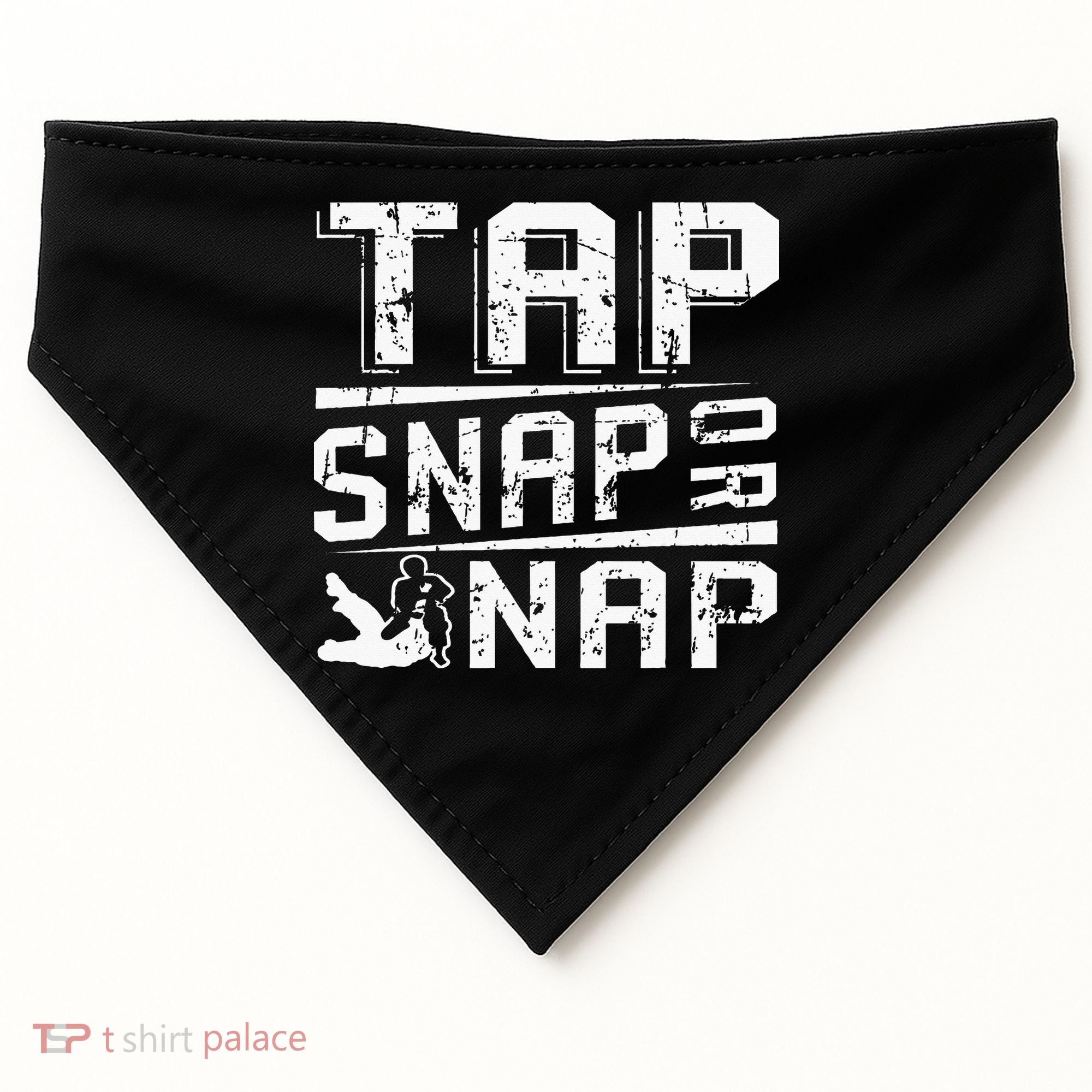 Tap Snap Or Nap Jiu Jitsu Brazilian Bjj USA-Made Doggie Bandana