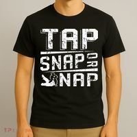 Tap Snap Or Nap Jiu Jitsu Brazilian Bjj T-Shirt thumb 3