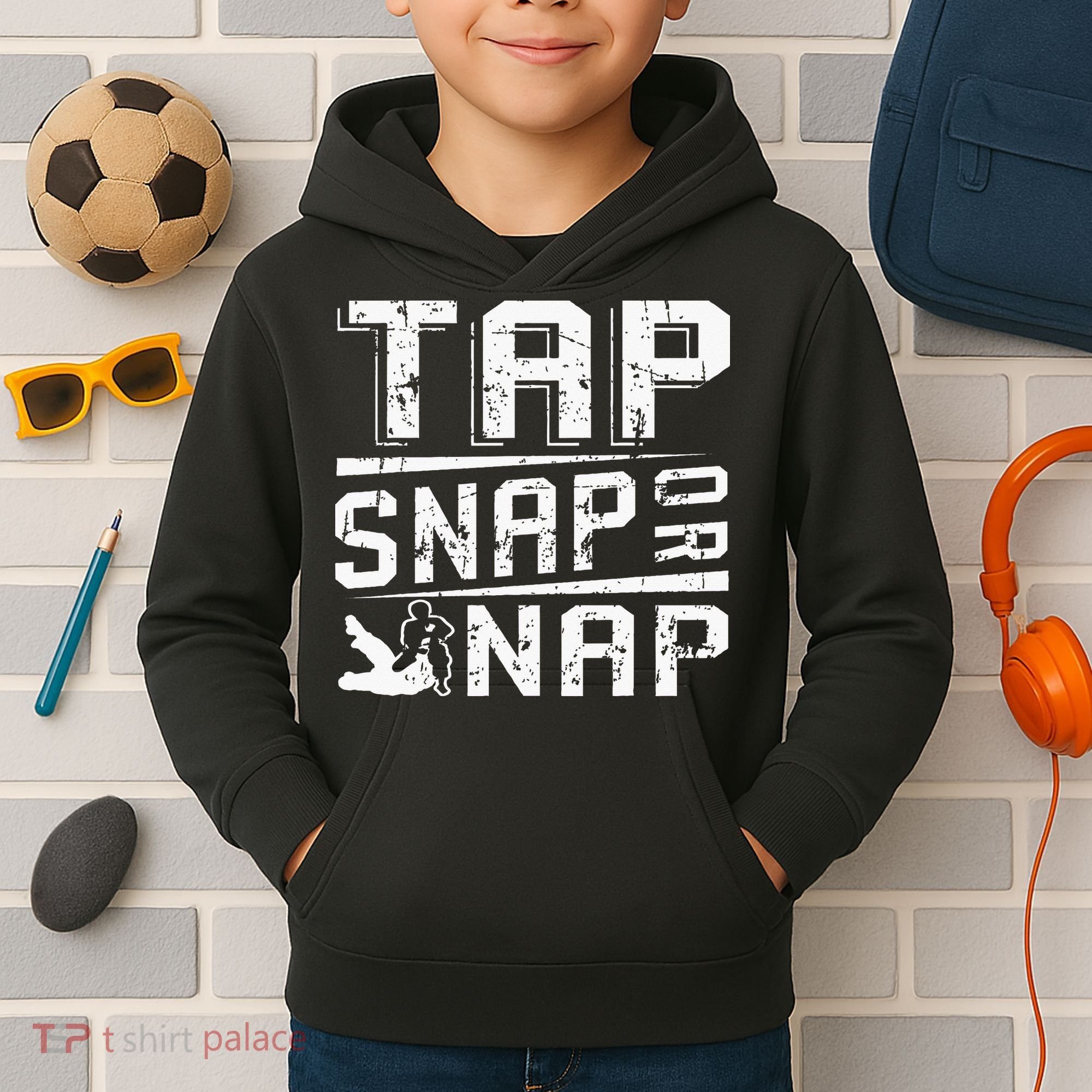 Tap Snap Or Nap Jiu Jitsu Brazilian Bjj Kids Hoodie